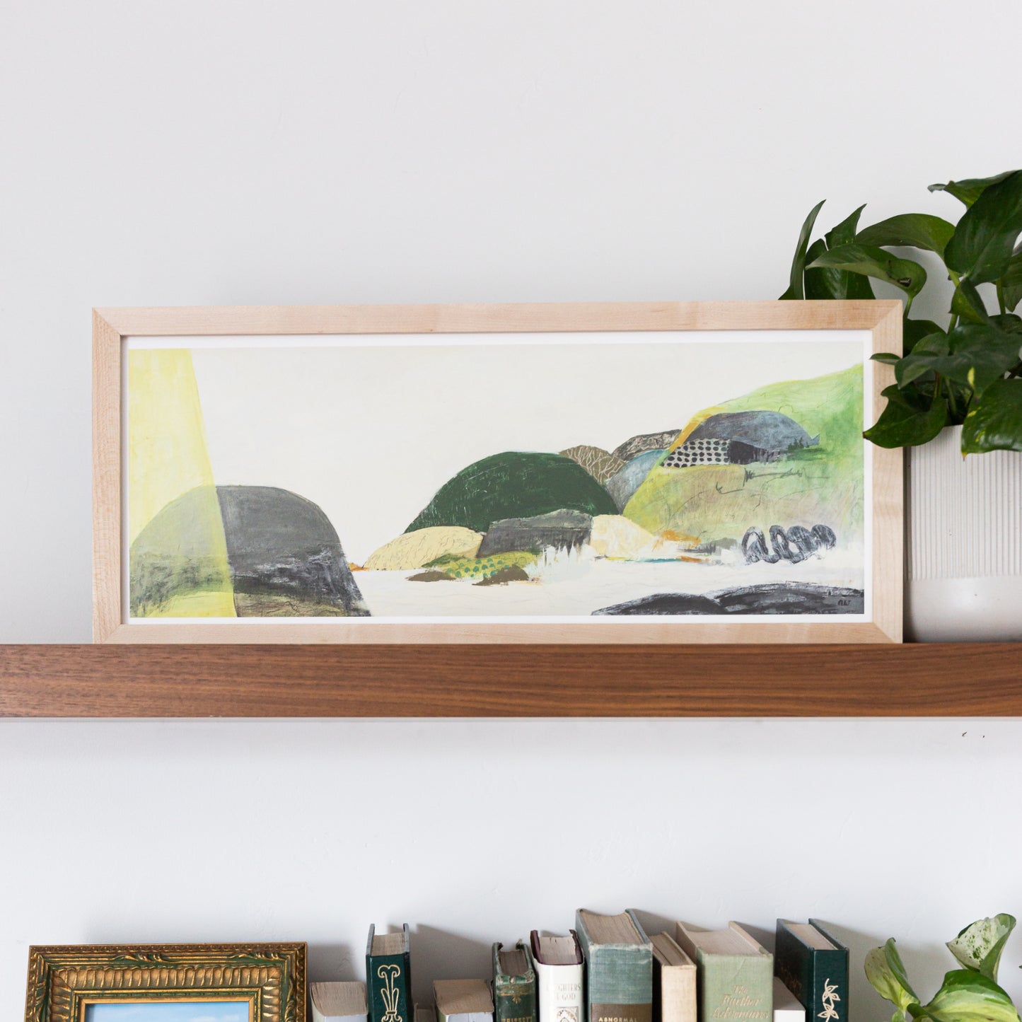 To the Turbulent Shores of Memory Island (Thank You) Fine Art Print - 20"x8"