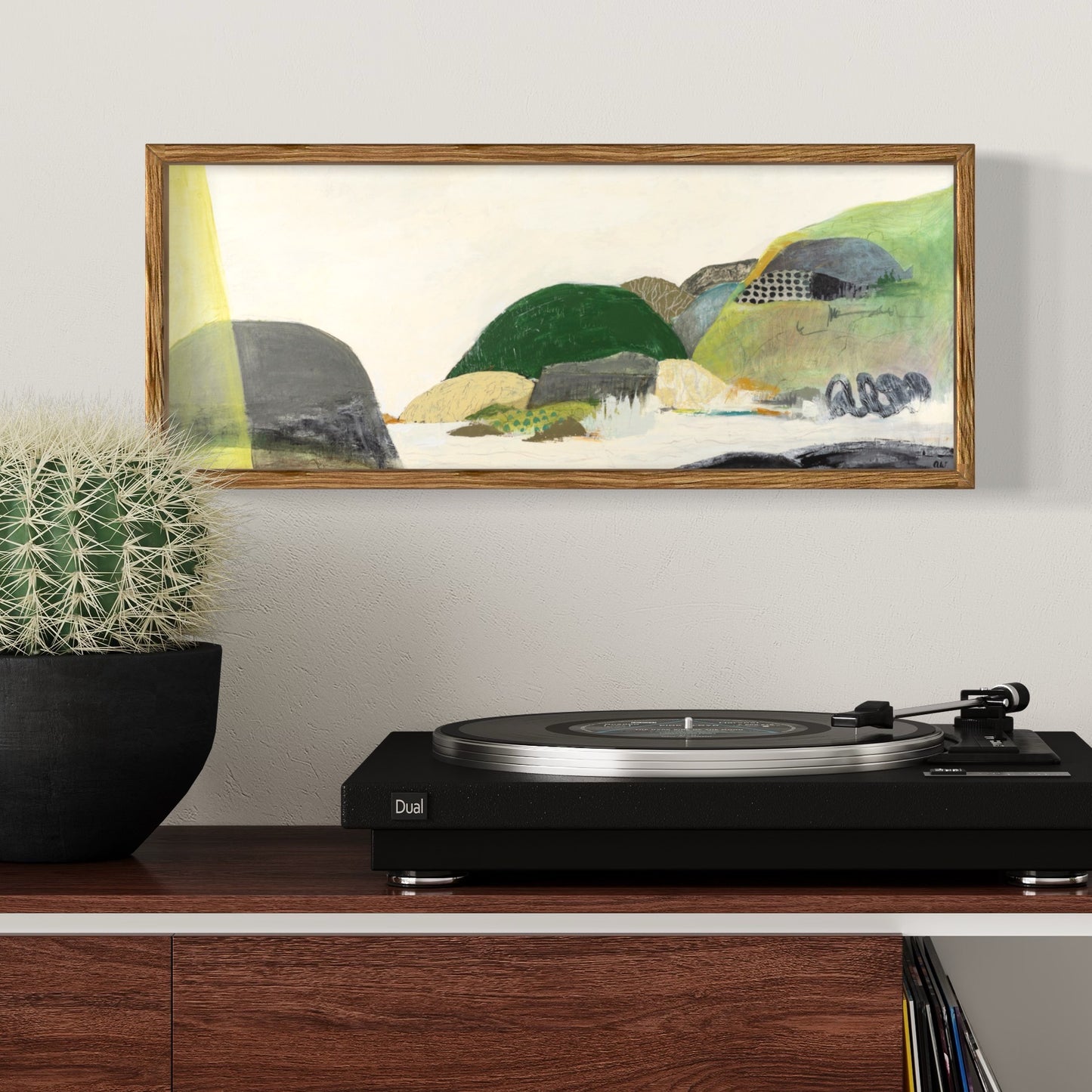 To the Turbulent Shores of Memory Island (Thank You) Fine Art Print - 20"x8"